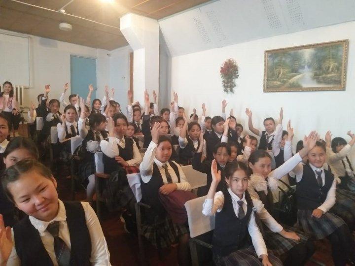 "Қыз тәрбиесі-ұлт болашағы" қыздармен жұмыс /5-11 сынып/