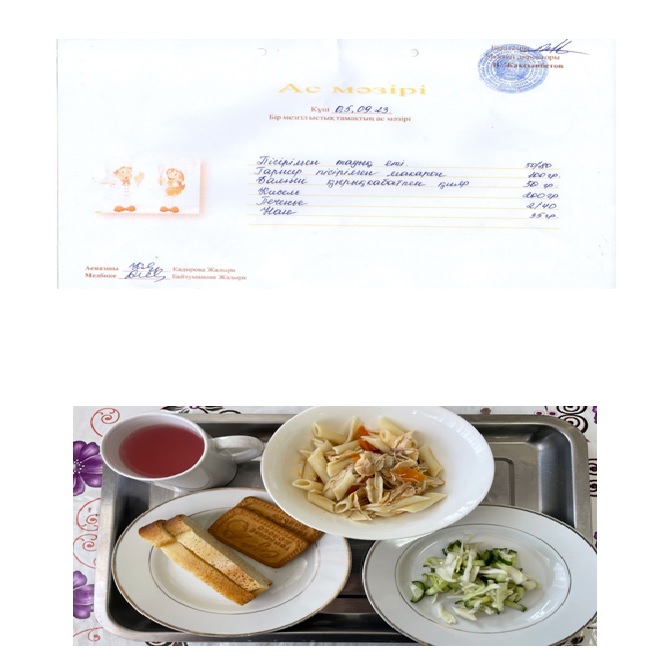 Күнделікті ас мәзірі