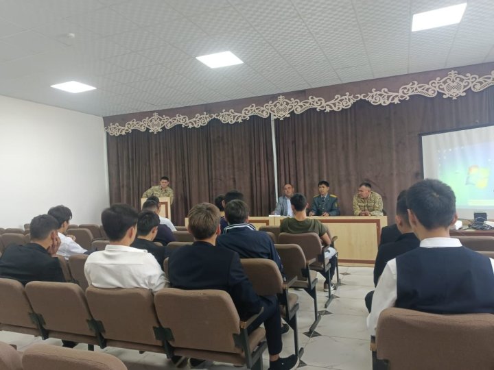 ҚР ҰҚК Шекара академиясына оқуға түсуге үгіт насихаттау жұмыстары жүргізілді.