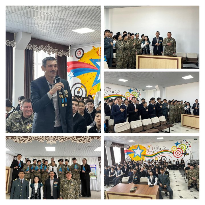 "Ағалар ісі ұрпаққа үлгі"атты ауған соғысы ардагері Тұрлыбеков Тілеуберген Өксікбайұлы мен Таулы Қарабақ қақтығысында бітімгерлік борышын өтеген жауынгер Қанаев Қасымхан Тоқтасынұлымен  мектеп білім алушылар арасында кездесу ұйымдастырылды.