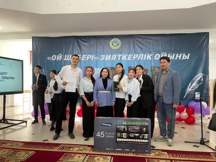 "Амангелді атындағы орта мектебі"  оқушылары Әулиеата-кітап оқитын өңір жобасы  аясында "Ой шебері" зияткерлік ойынына қатысты.