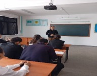 "Жасөспірім және діни ағымдар" тақырыбында 9-11 сынып оқушыларымен кездесу өткізілді.