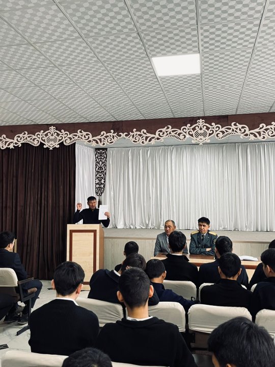 «Құқық бұзушылық – болашағыңның бұзылуы» тақырыбында кездесу өткізілді.